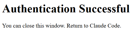 OAuth callback success